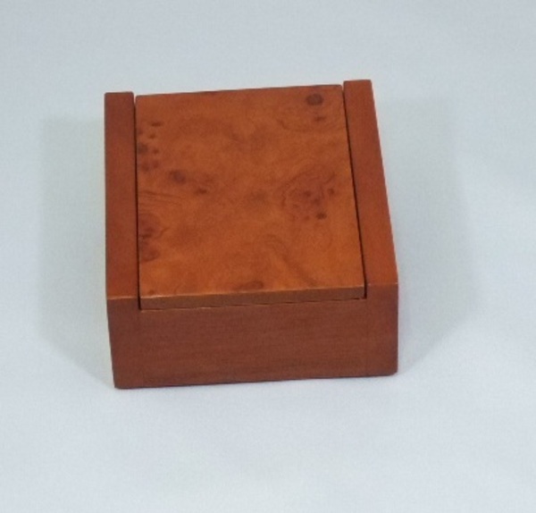 木目調がオシャレなウッド塗装加工リングケース オリジナル貼り箱 紙箱 化粧箱 ギフトボックスならd Cube
