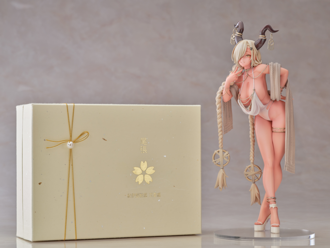 【068】ハート型・浅蓋式・ヒンジ式 ガレージキットのフィギュア用 化粧箱のサムネイル